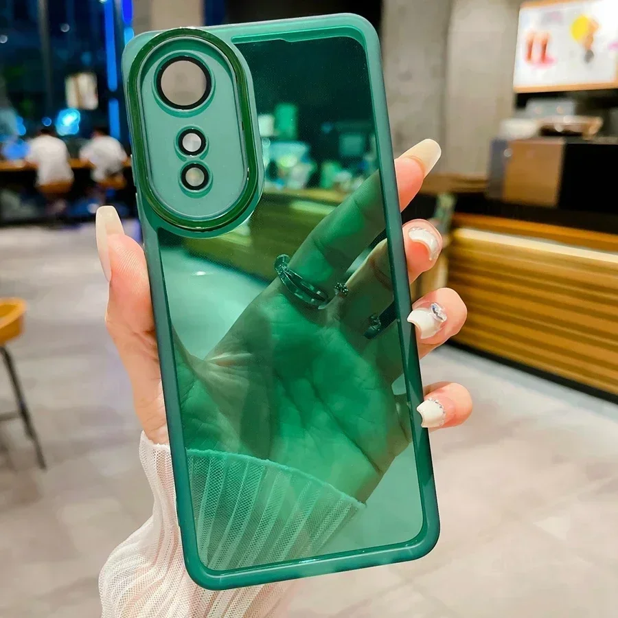 Transparent Protective Phone Case with Camera Lens Film Cover