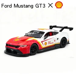 BMW M Hybrid V8 Alloy Sports Car Diecast Model with Sound and Light (Mustang red)