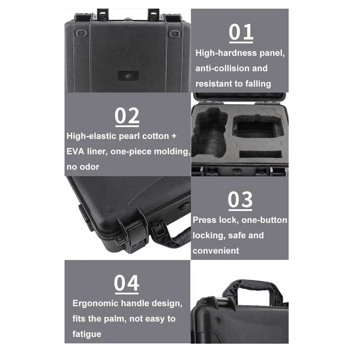 Storage Box For DJI Air 3 Drone & Accessories Portable Waterproof Shockproof Safety Explosion-proof Handheld Box