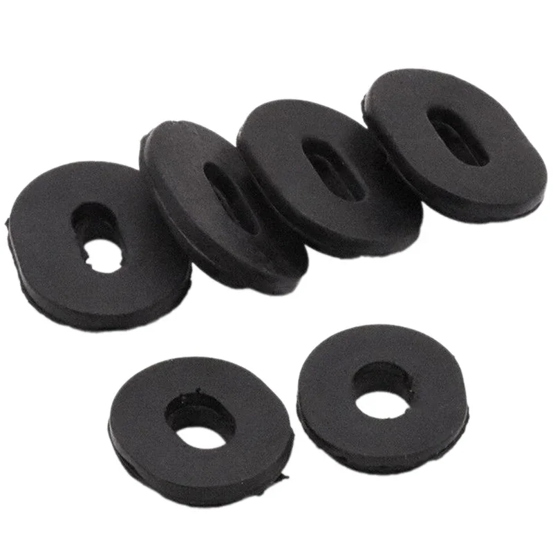 12-Piece Black Rubber Grommet Set for Motorcycle Body Side Cover
