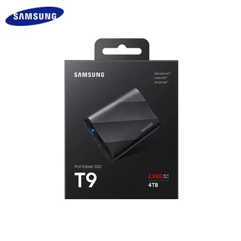 Samsung PSSD T9 4TB 2TB External Disk Hard Drive Solid State Disk 1TB USB 3.2 Gen 2x2 Portable T9 SSD For Laptop Desktop PC 1