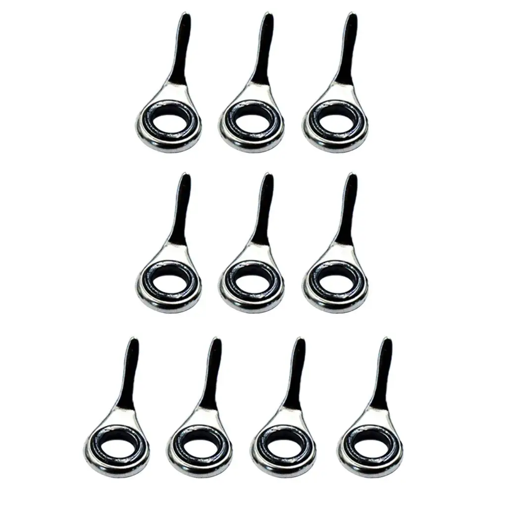 Premium Fishing Rod Repair Kit - 10 Piece Guide Set with 5 Size Options