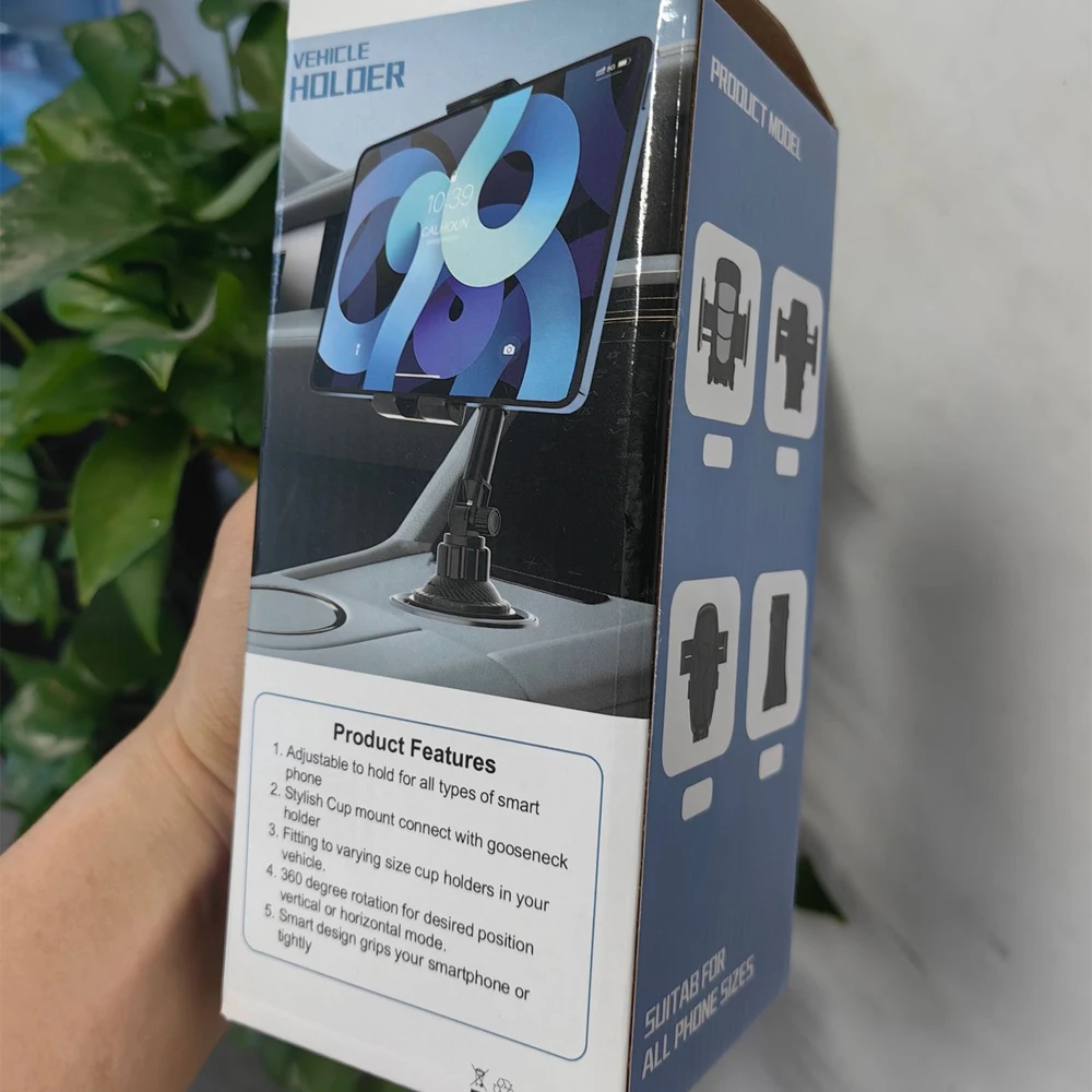 Universal Car Tablet Stand Phone Holder 360° Adjustable Cell Phone Mount Support Smartphone IPad 11 inch Interior Accessories