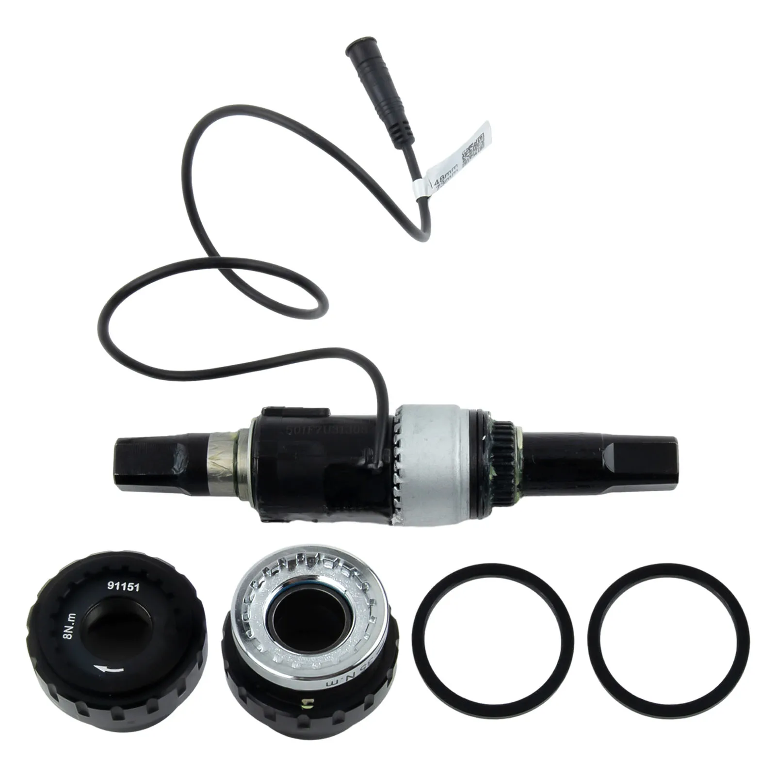 

Replacement E-bike Axle For Bafang Moto Metal SR PA231.32.ST.C Steel With 6PIn Cable With 73mm Bottom About 350g/set