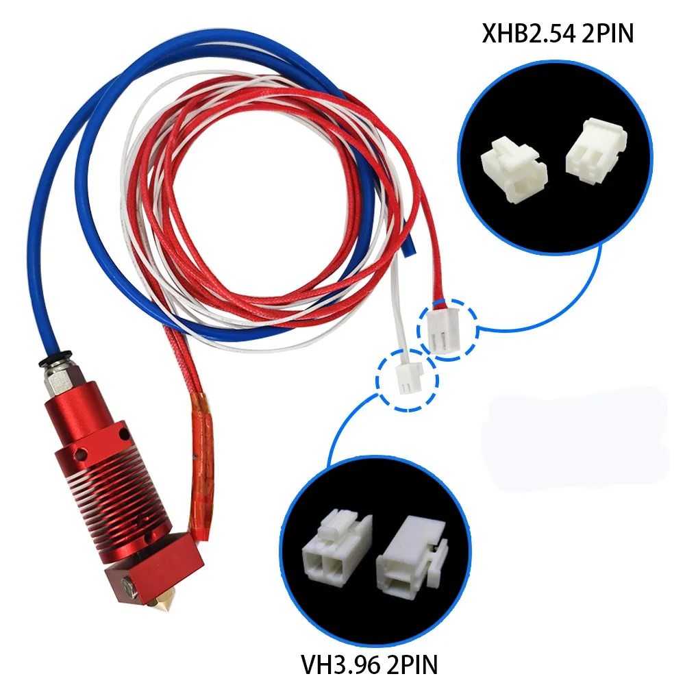 Extrusora Montada Hotend Kits Bloco de Calor de Alumínio Tubulação Bowden Ptfe Peças de Impressora 3d Ender Pro Cr10 12v 24v - Imagem 4