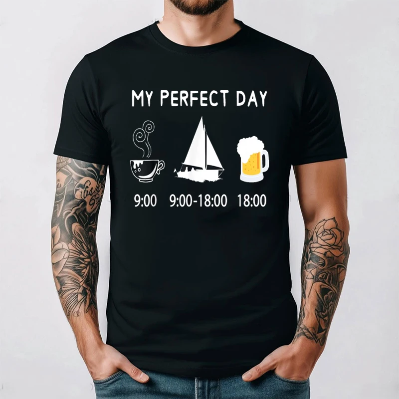 Perfect Day Sailing T-Shirt - Nautical Sailor Gift Tee