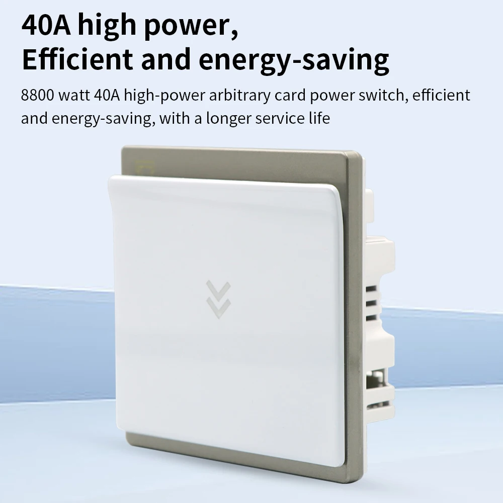 ES3-BT TTHotel 40A Energy Saving Switch Saver AC180-250V S50 Card Power Saver Ap