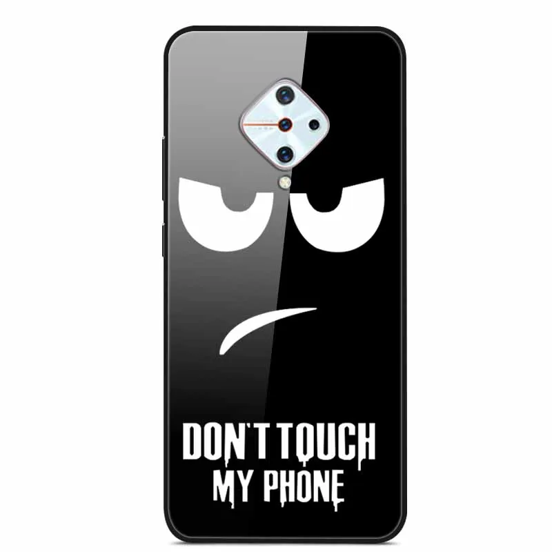 Premium Tempered Glass Back Case with Soft Bumper