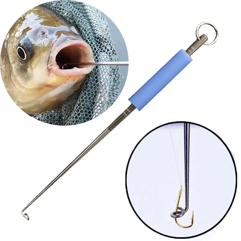 Fish Hook Remover Stainless Steel Safety Fishing Extractor Detacher Rapid Decoupling Device for Tools