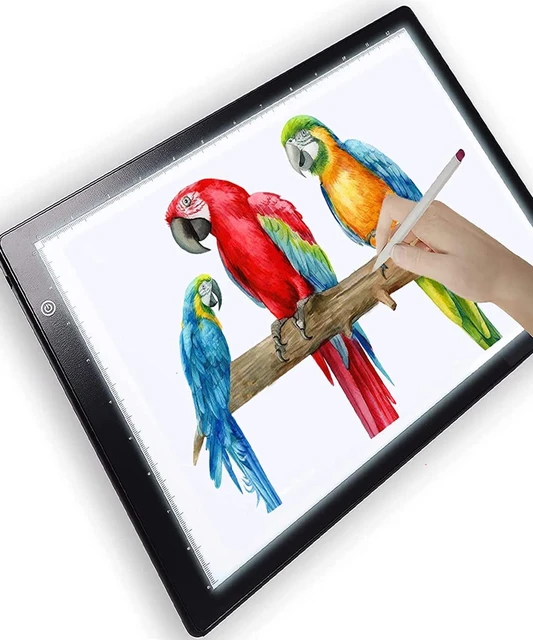 2021 NEW A2 LED Light Pad Board 5d Diamond Painting Tracing Copy Board with  3 Level Brightness USB Powered Drawing Tablet