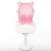 L-email wig Synthetic Hair Game Honkai Star Rail March 7th Cosplay Wig Short Pink Color With Bow Cosplay Wigs Heat Resistant Wig 4
