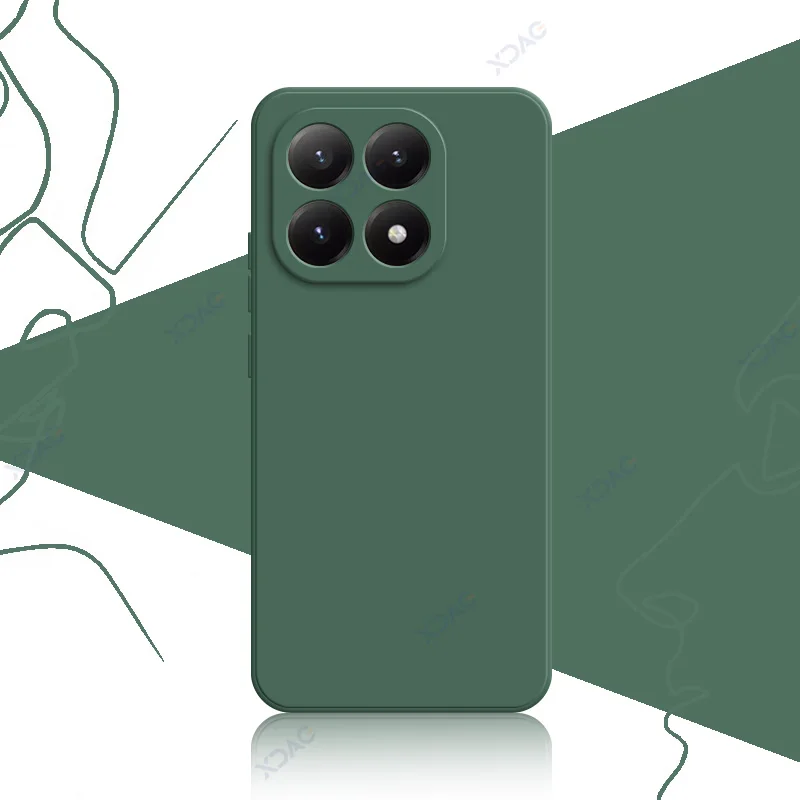 Luxury Waterproof Silicone Back Cover for Mobile Phones - Soft 360° Protection