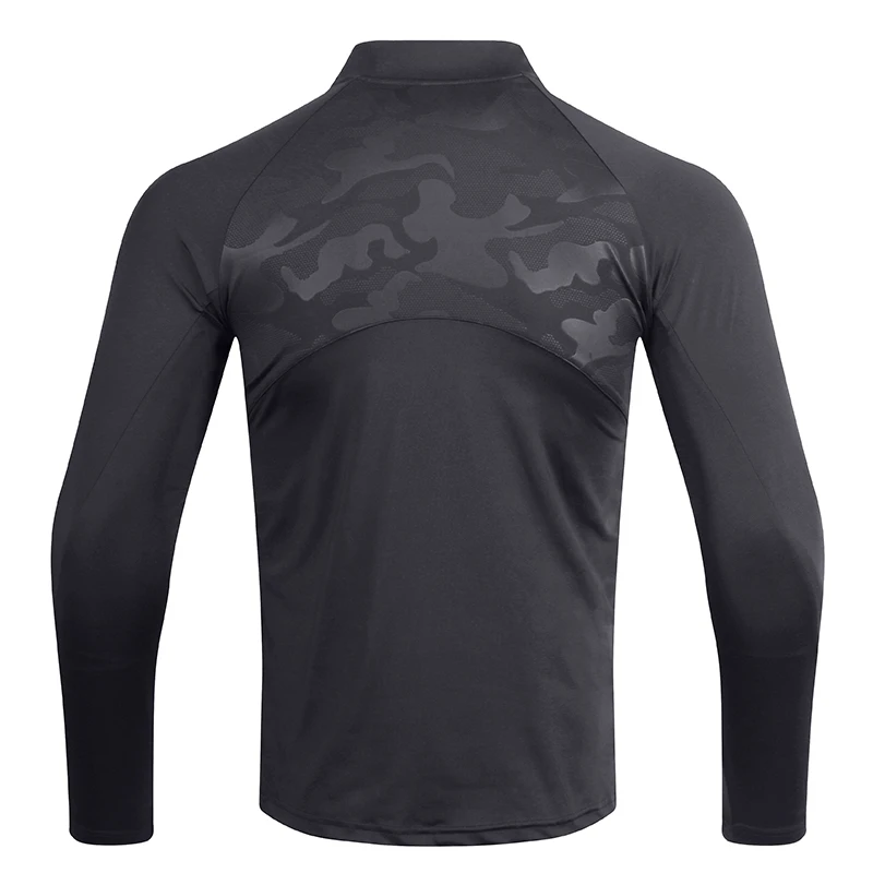 Men's Running Football Jersey High Collar Sportswear Fitness Trainer Training Tshirts Tops Gym Workout Compression Sweatshirt Ma 3
