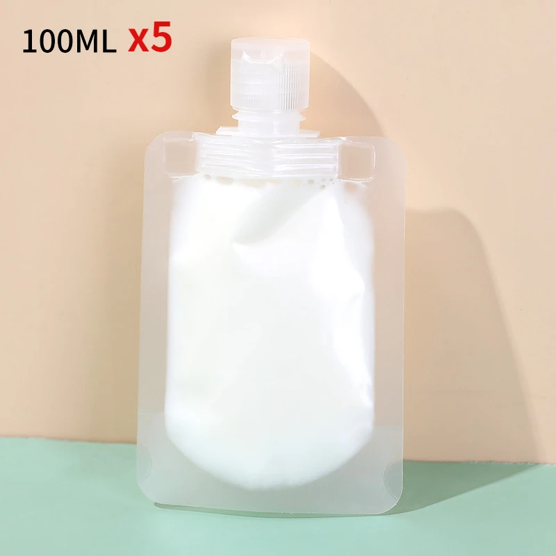 Travel-Sized Refillable Cosmetic and Toiletry Bags
