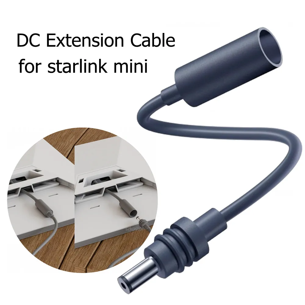 DC Extension Cable Female to Male Plug Waterproof Power Converter Adapter for Starlink Mini power cable power adapter starlink converter box
