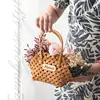 Girl Basket Flower Baskets Wicker Baskets Basket Wicker Or Bamboo Baskets Cachepot For Flowers Bamboo Basket Decorative 3