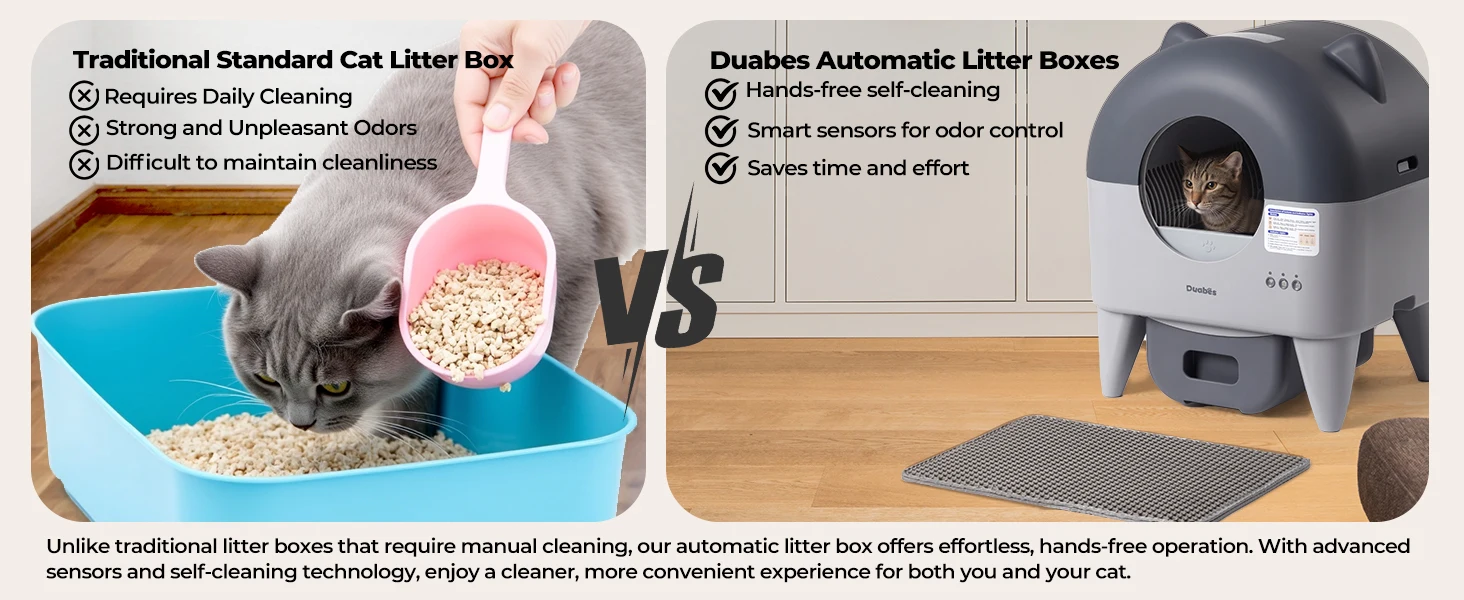 cat litter box automatic cleaning