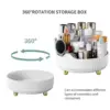 1PCS Cosmetic Perfume Organizer, 360° Rotating Cosmetic Organizer, Large Capacity Cosmetic Organizer for Living Room Bedroom. 4