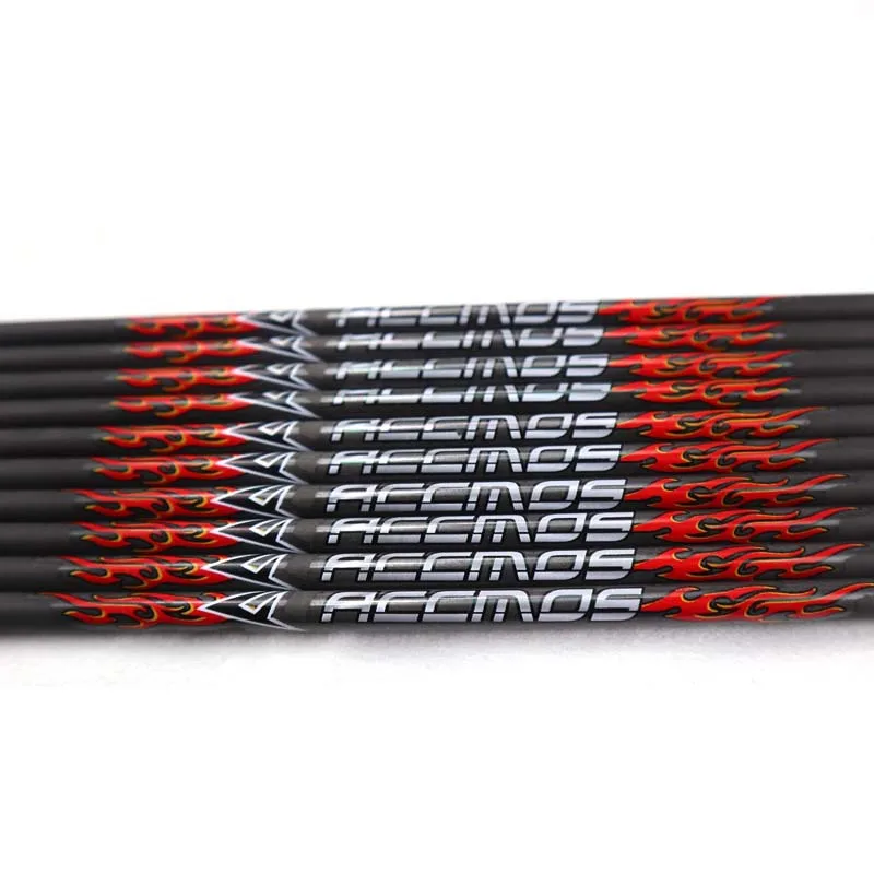 Asta per Frecce ACCMOS ID 4.2mm 32 Pollici 0.001 Spine 300-1500 in Puro Carbonio per Arco Ricurvo e Tiro con l'Arco Fai-da-Te