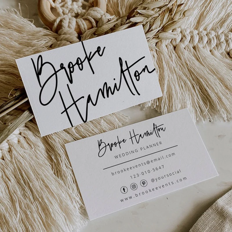 Thank You Cards business card Full color double-sided printing Gift decoration card Personalized Wedding invitation business cards custom cards mini greeting cards