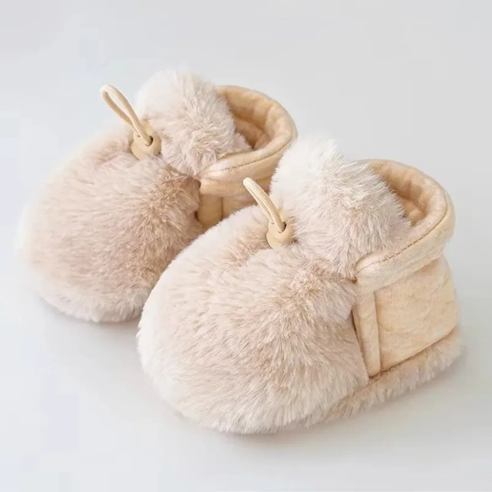Casual Warm Infant Toddler Crib Boots Soft Anti-Slip Socks Slipper Comfortable for 0-1 Year Old Newborn Baby Shoes Girls Boys