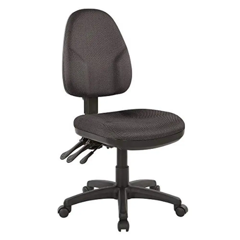 

Офисный стул с регулируемой высотой спинки и встроенной поддержкой поясницы, без подлокотников, сертифицированный эргономичный дизайн GREENGUARD, алмазная накидка