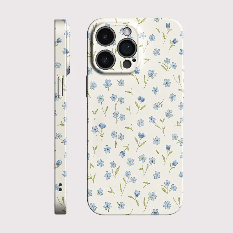 Cute Floral Pattern Hard PC Phone Case Cover