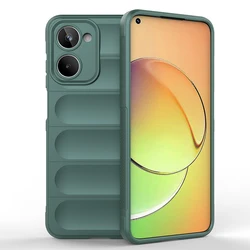 Premium Soft Silicone Phone Case - Shockproof, Ultra Slim, and Stylish Protection for Realme GT 2 Pro (C4 - Dark Green)