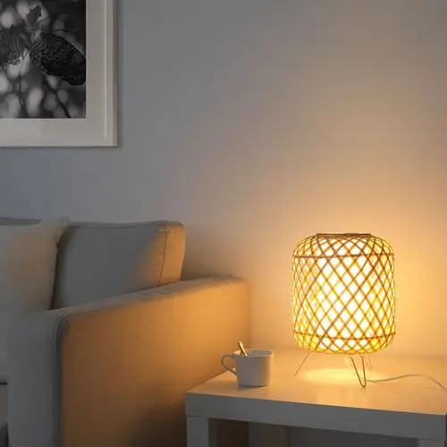 Бамбуковый абажур