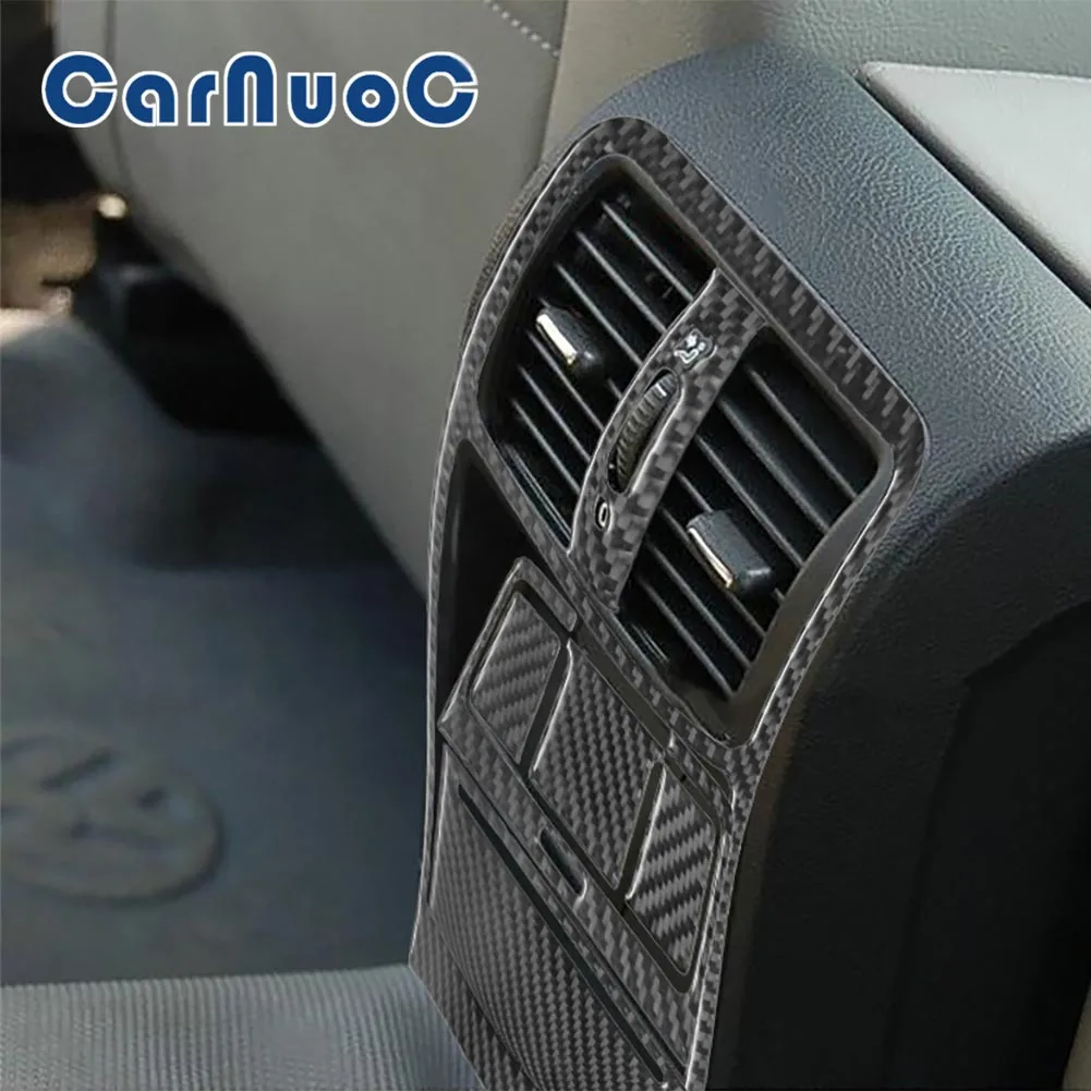 

Car Sticker For Volkswagen Passat 2006-2011 Rear Center Console Decorative Accessories Carbon Fiber Cover Trim Interior Moulding