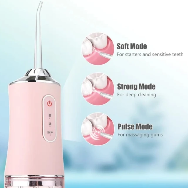 건강하고 깨끗한 미소를 위한 휴대용 구강 세정기