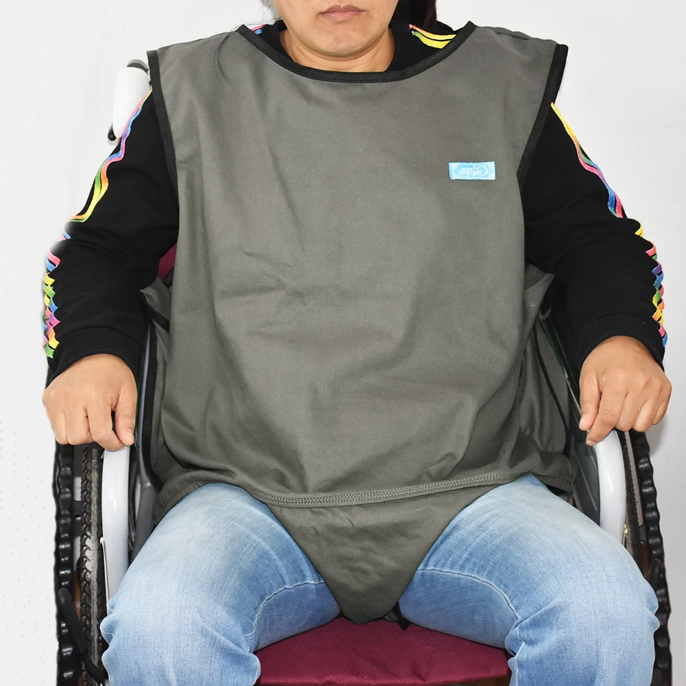Comfortable Cotton Safety Restraint Vest Anti-falling Bed Chair Wheelchair Seat Belt Restraint Clothes Band for Elderly Nursing