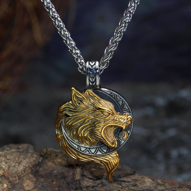 NORSE VIKING WOLF NECKLACE