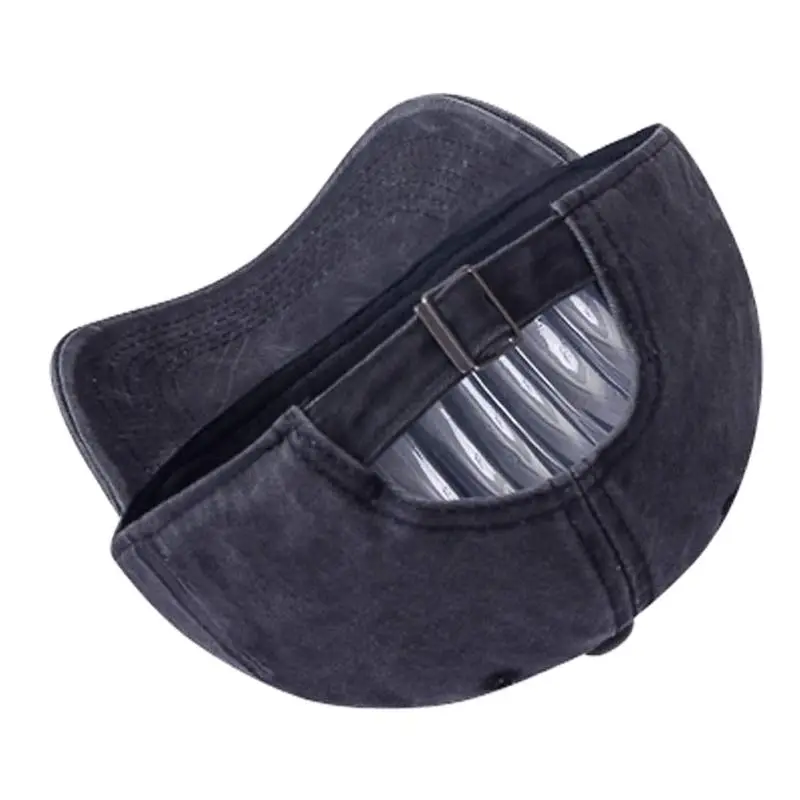 Plain Baseball Cap Women Washed Cotton Dad Hats for Men Blank Adjustable Unstructured Dark Green Purple Black 3