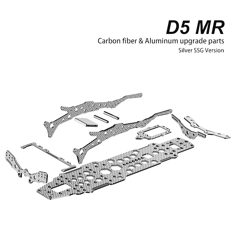 

3RACING D5S-MR High Quality 3K Carbon Fiber Aluminum upgrade parts D5S-MR-SSG For Remote Control Drift Car Parts