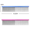 Dog Comb Stainless Steel Dog Brush Pet Grooming Massage Dogs Comb Brush Double Teeth Dogs Combs Cat Hair Remover Pet Products 4