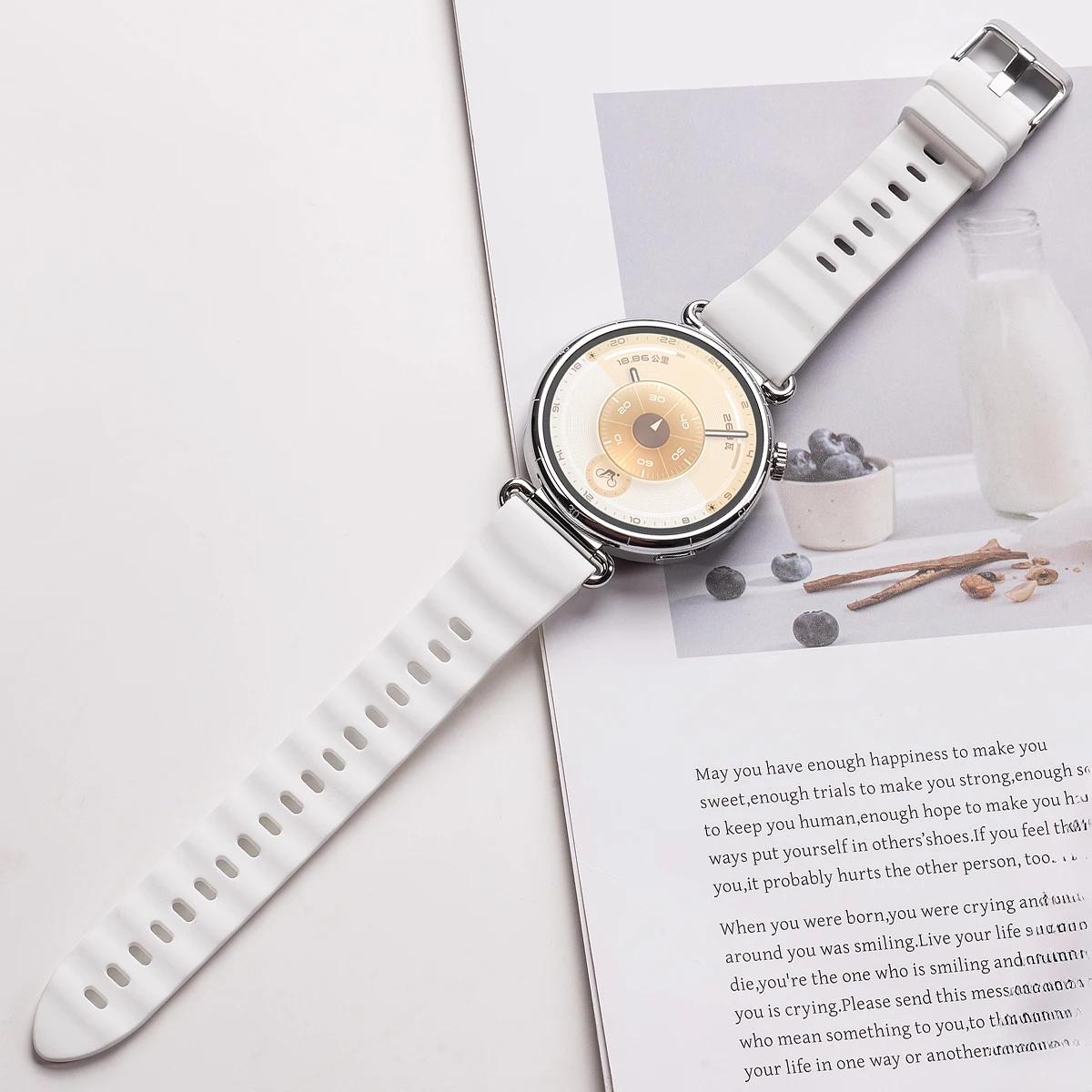 18mm Silicone Soft Sport Watchband Bracelet