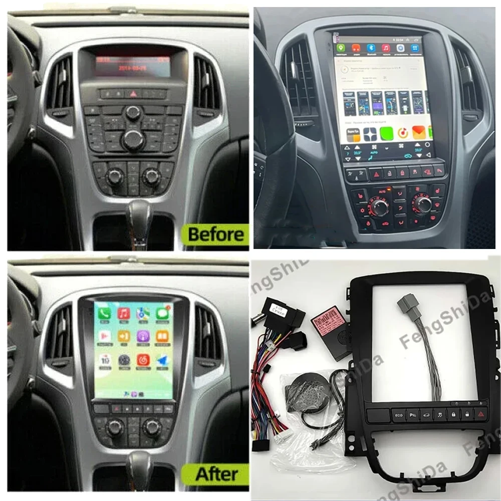 Android 16 para Opel Astra J Vauxhall Buick Verano 2009-2015, Radio para Auto, Reproductor Multimedia Carplay, Navegación GPS, WiFi, Sin DVD 4