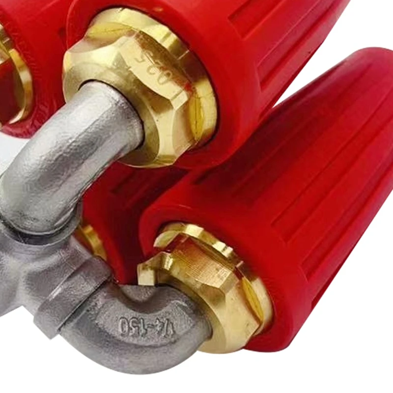 AT43-4-In-1 Turbine Nozzle Pressure Washer 2.0 Orifice Quadruple 360&deg; Swivel Turbine Nozzle 1/4Inch Quick Connector