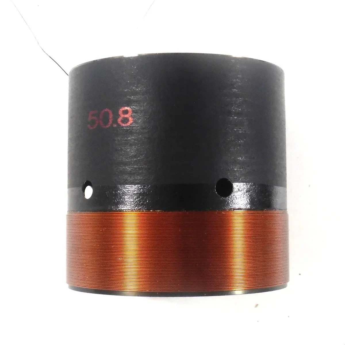 2PCS 50.8mm 보이스 코일 구리선 8옴 라우드스피커 수리용 검정색 알루미늄