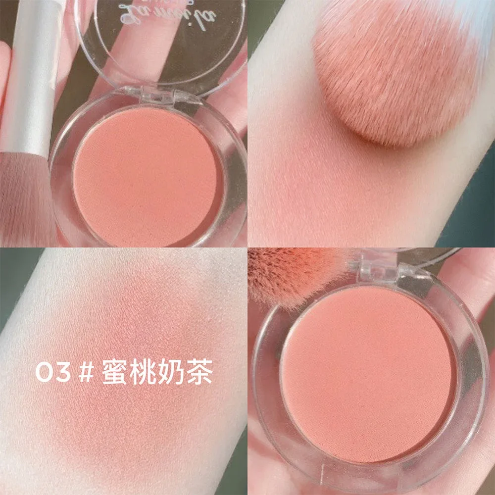 

Monochrome Ice Powder Blusher Ins Highlights The Color Lasting Natural Delicate Energetic High Gloss Female Rouge Facial Makeup