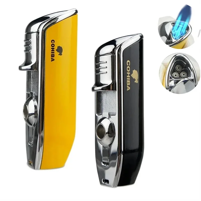Plasma Lighter Arc Lighter Gas Lighter Kerosene Lighter Torch Lighter Cigar Lighter With Three Straight Punch Windproof
