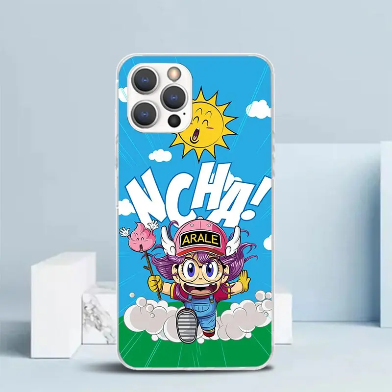 Dr Slump Arale Anime TPU Phone Case with Air Soft Cover