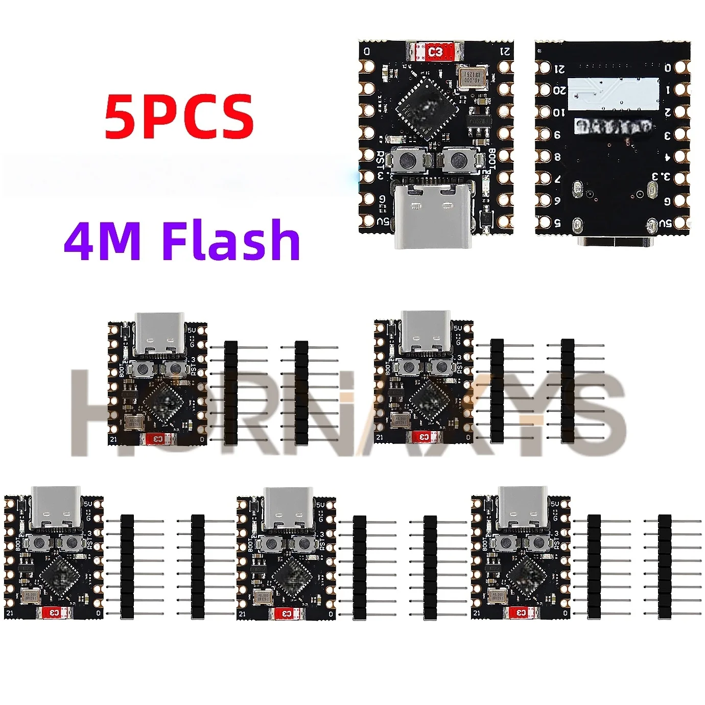 ตัวเลือกสินค้า ESP32-C3 IoT พัฒนาบอร์ด WiFi/Bluetooth 4M Flash