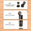 120ml Electric Coffee Machine USB Charging Stainless Steel Piston Coffee Maker Portable Mini Automatic Cleaning for Home Office 6