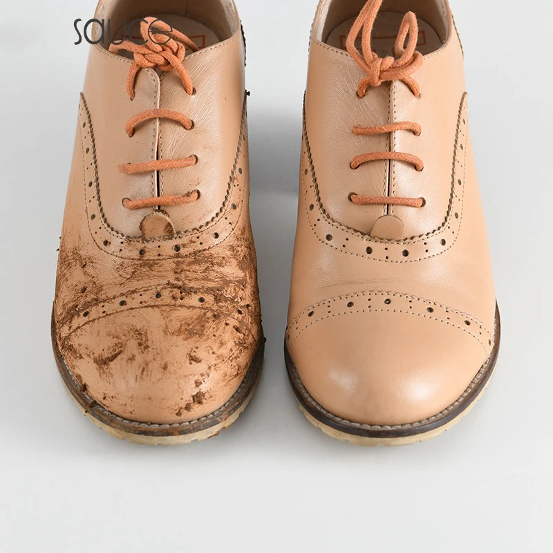 Diferencia Entre Limpiar Zapatos De Cuero Nobuck Borrador De