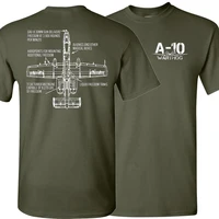 A10 Warthog Attacker Aircraft Freedom T-shirt. Summer Cotton Short Sleeve O-Neck Mens T Shirt New S-3XL 2