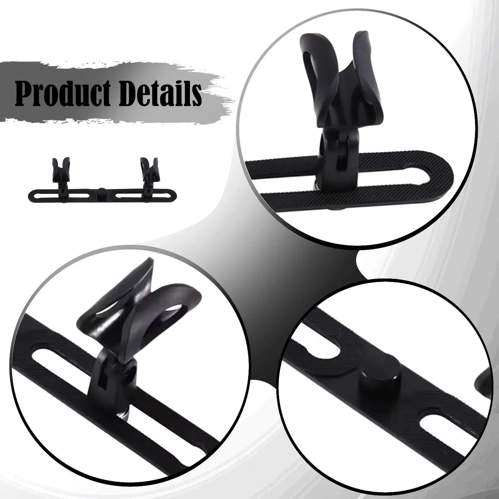 스테레오 어레이 마이크 홀더 바 플라스틱 스탠드 브래킷 광범위한 호환성 합창단 공연용 무대 녹음 스탠드