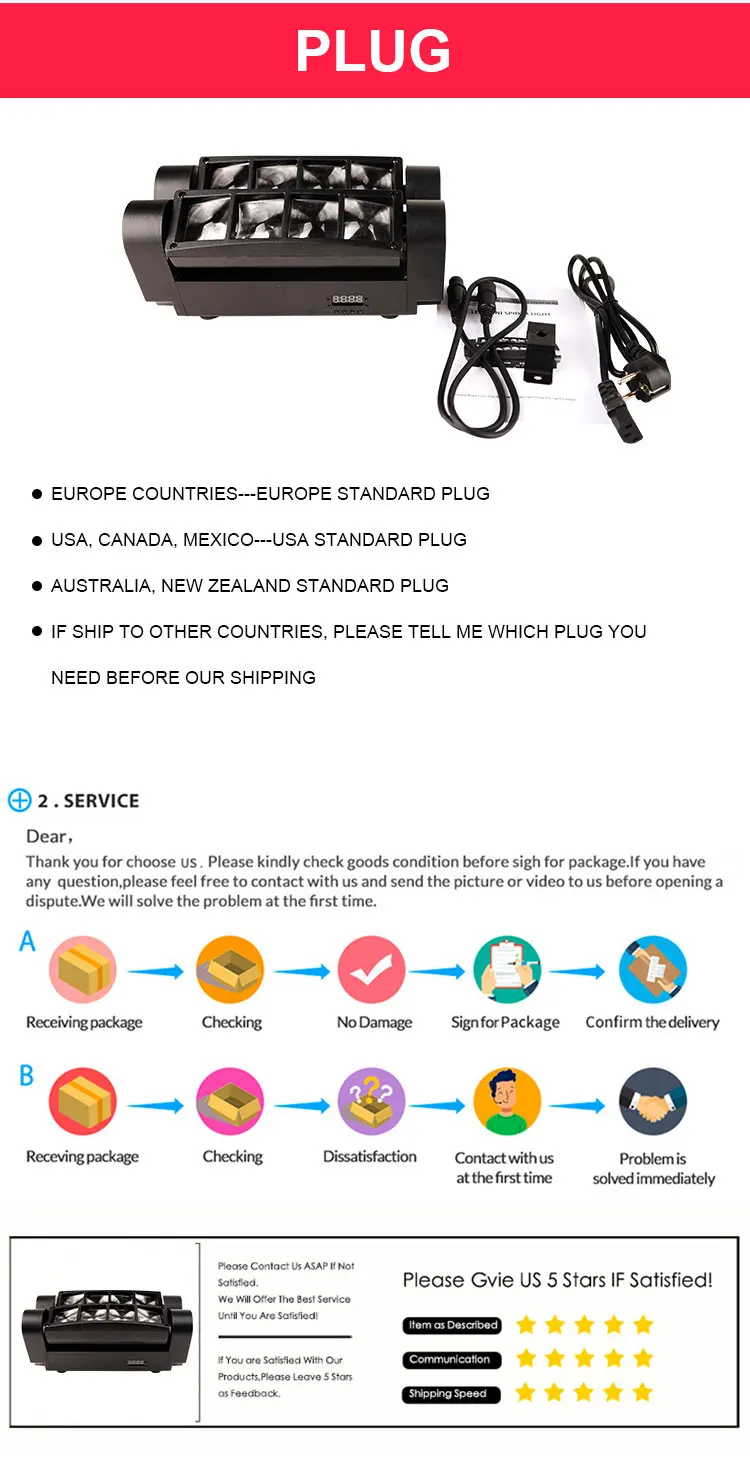 Pozornica svjetlo kompatibilno s DMX-om u radnom načinu