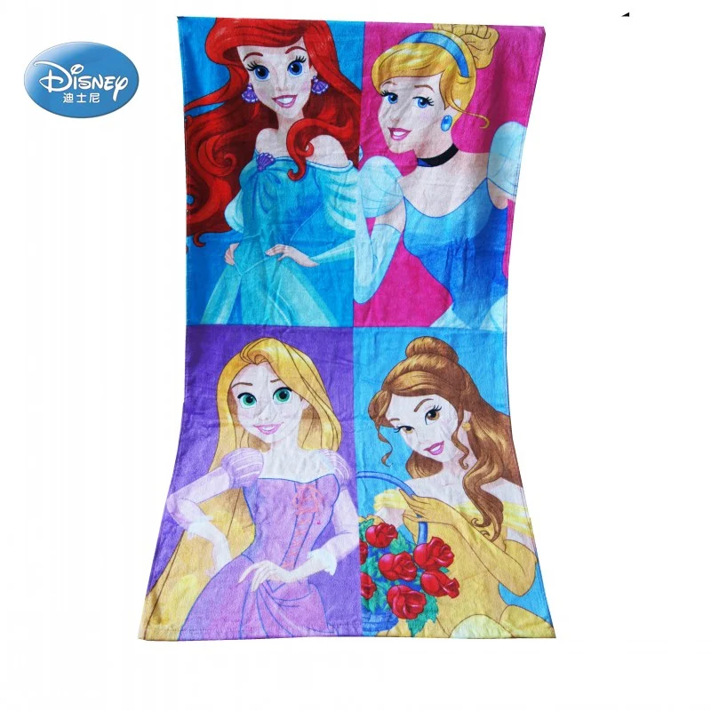 

2023 Disney Princess Cinderella Belle Tangled Rapunzel Clubhouse Girls Kids Beach/Pool/Bath Towel 100% Cotton Width 70cm/75cm